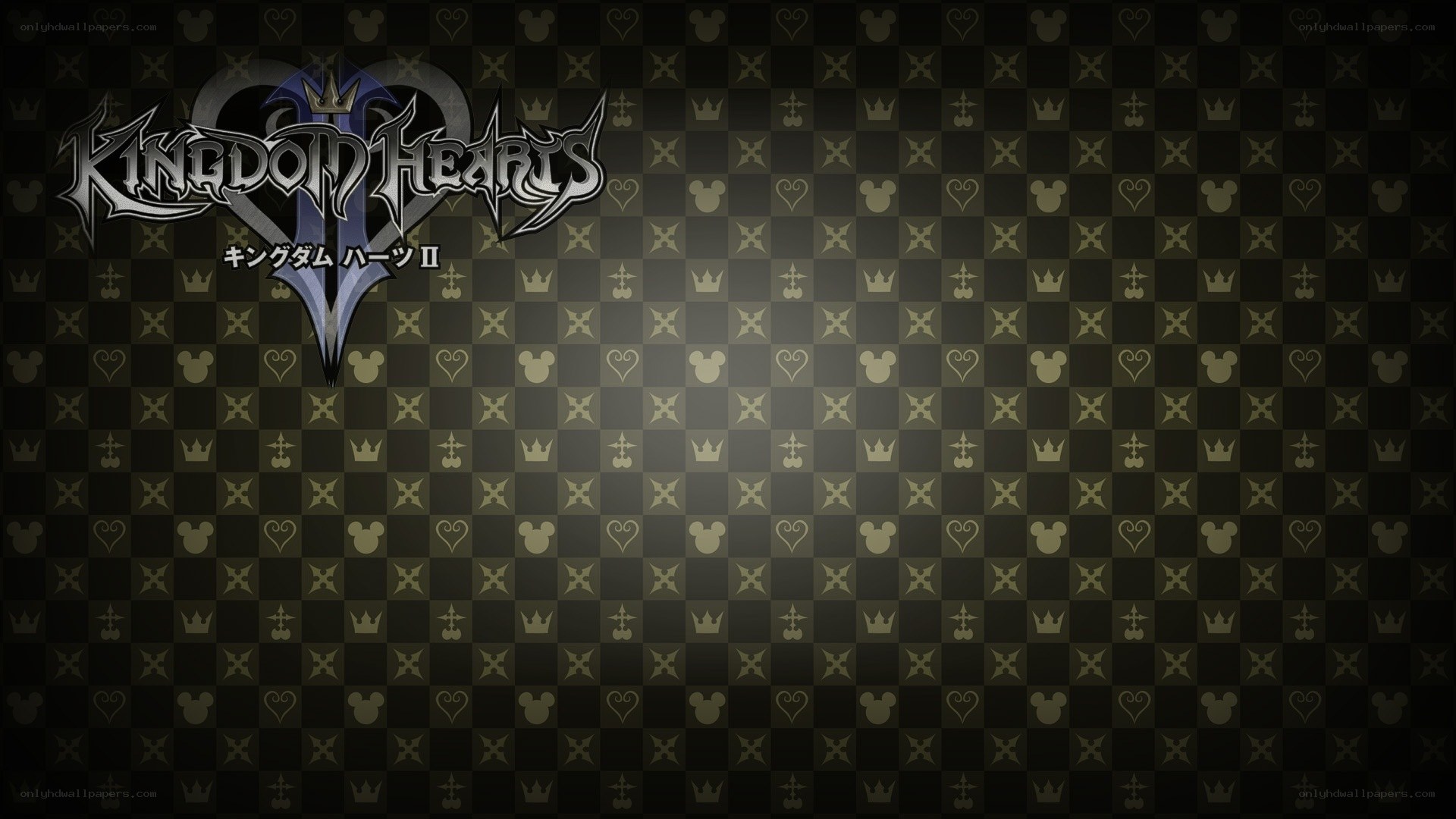 Kingdom Hearts II title screen