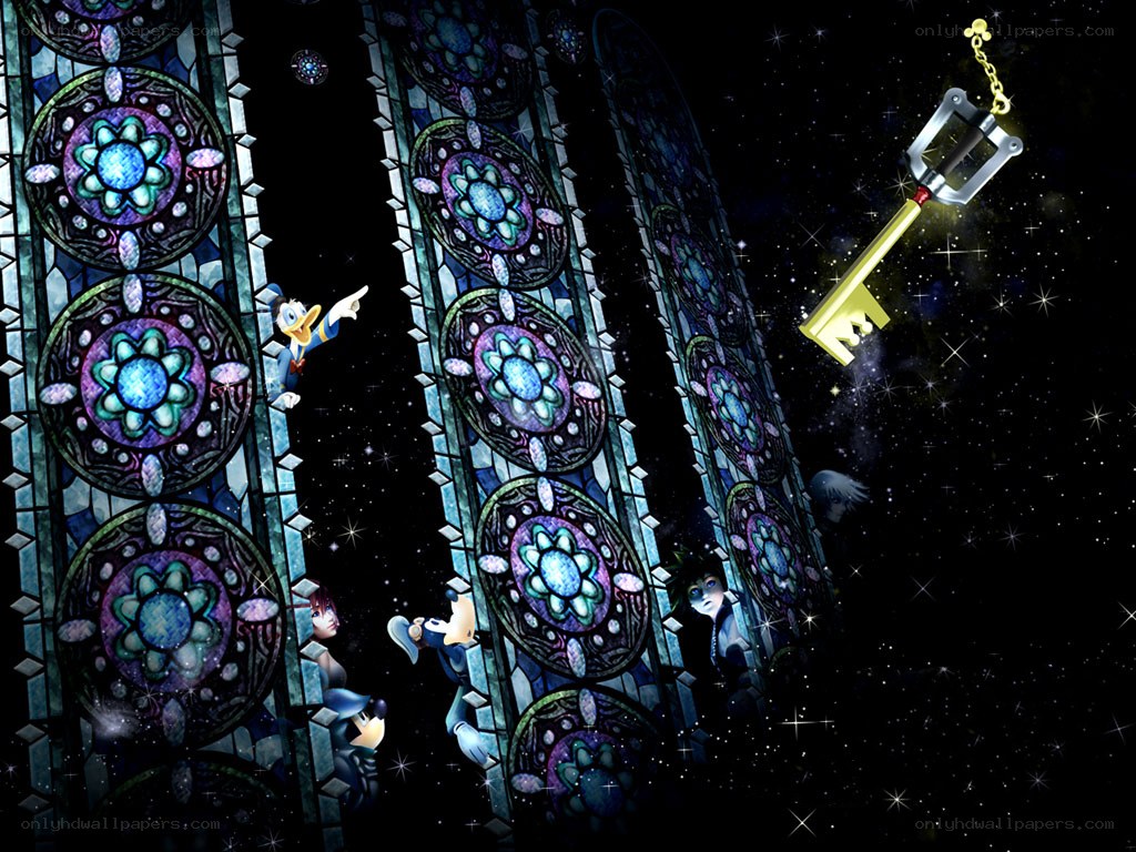 Kingdom Hearts keyblade scene