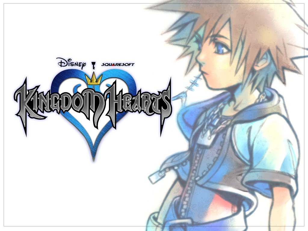 Kingdom Hearts logo and Sora