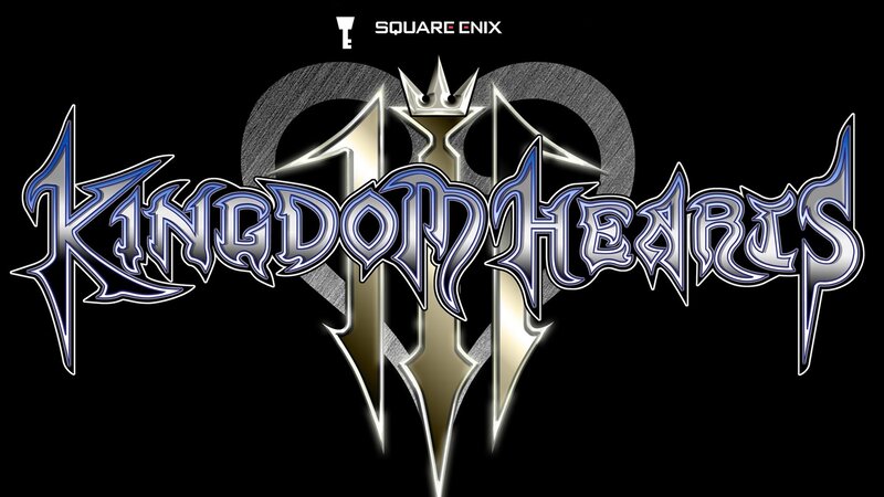Kingdom Hearts Logo — Black, Dramatic, Digital Art, Square Enix