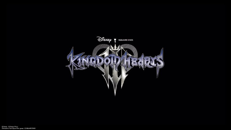 Kingdom Hearts Logo — Black, Dramatic, Digital Art