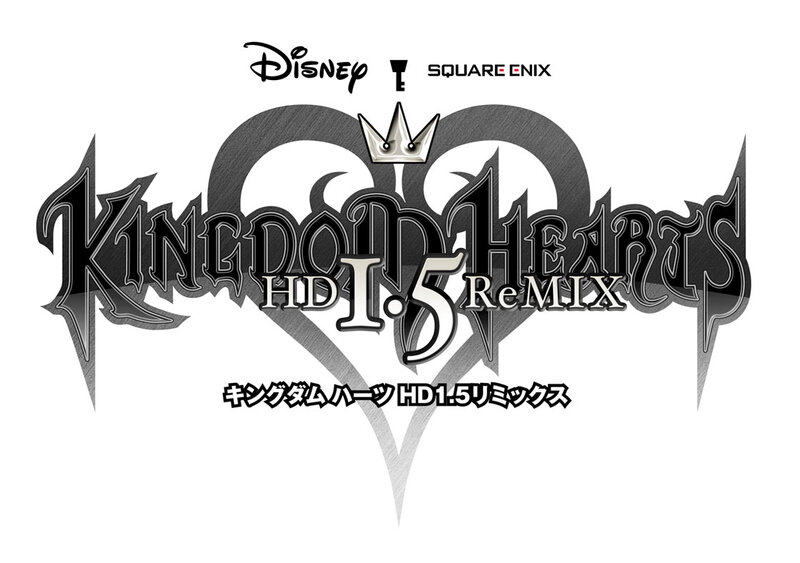 Kingdom Hearts Logo — Black, Dramatic