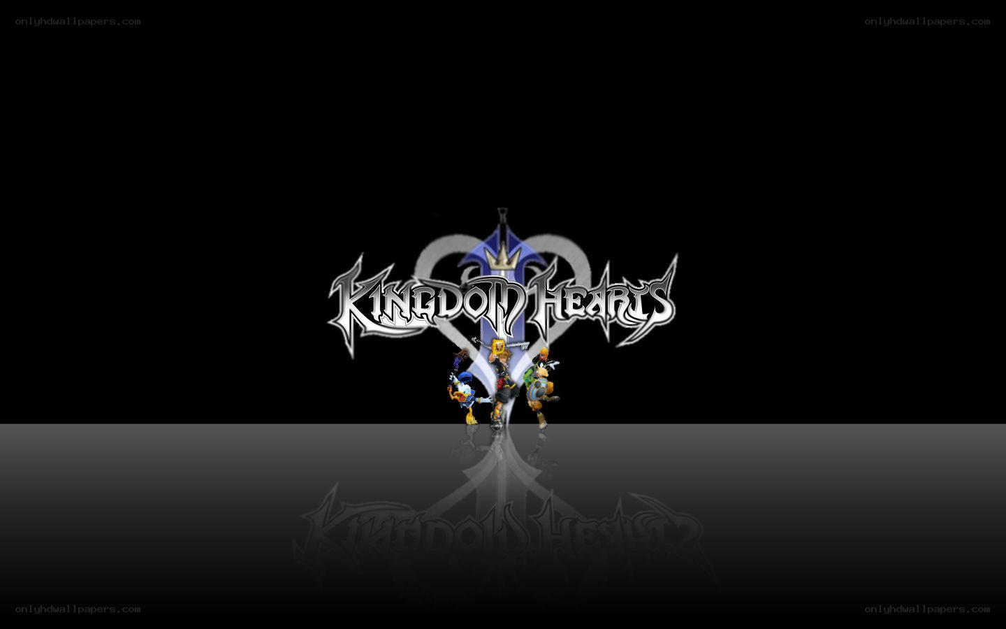 Kingdom Hearts logo with characters