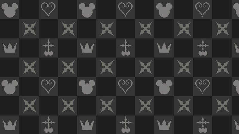 Kingdom Hearts pattern wallpaper
