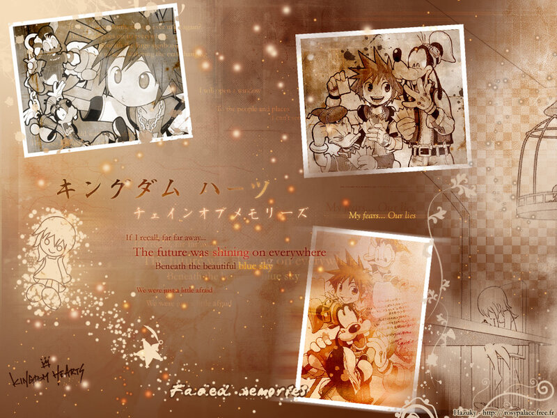 Kingdom Hearts themed collage