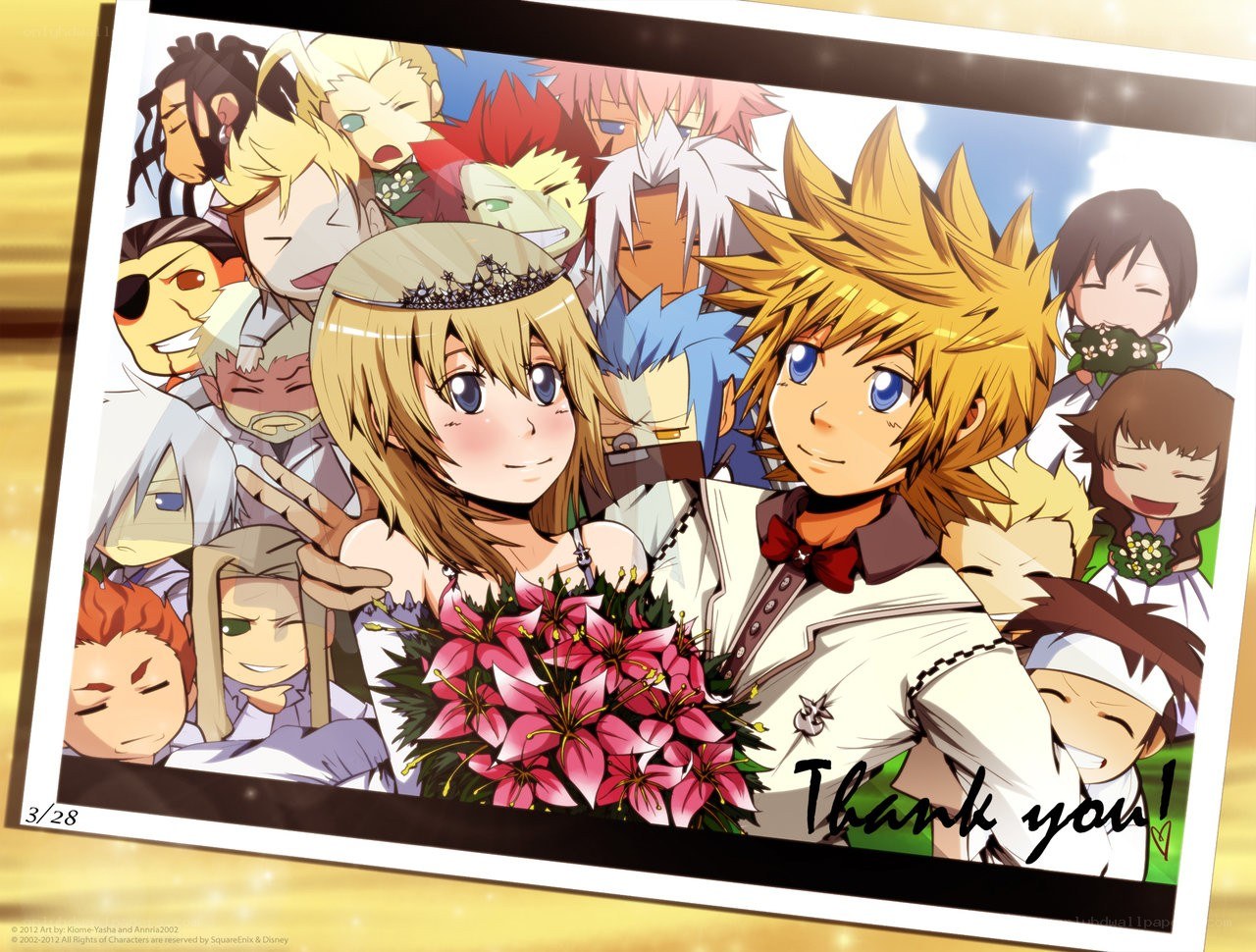 Kingdom Hearts wedding art