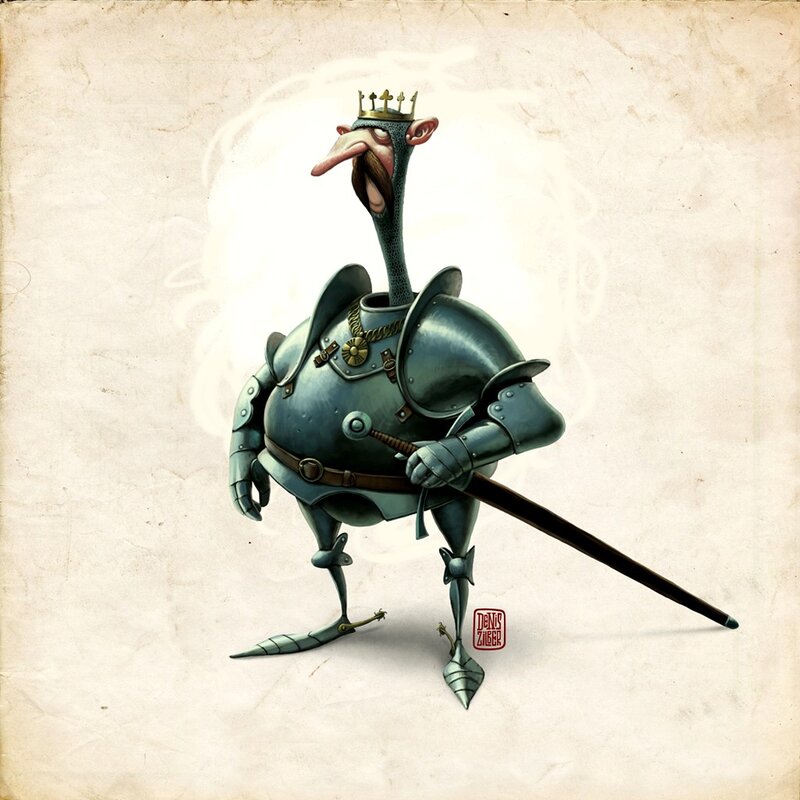 kingly bird knight