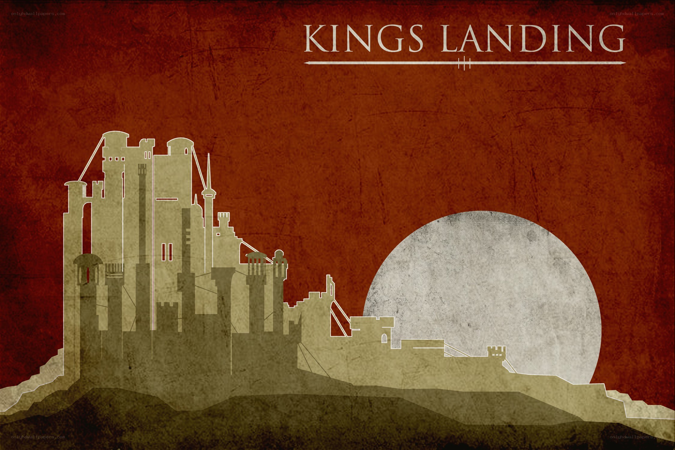 Kings Landing silhouette