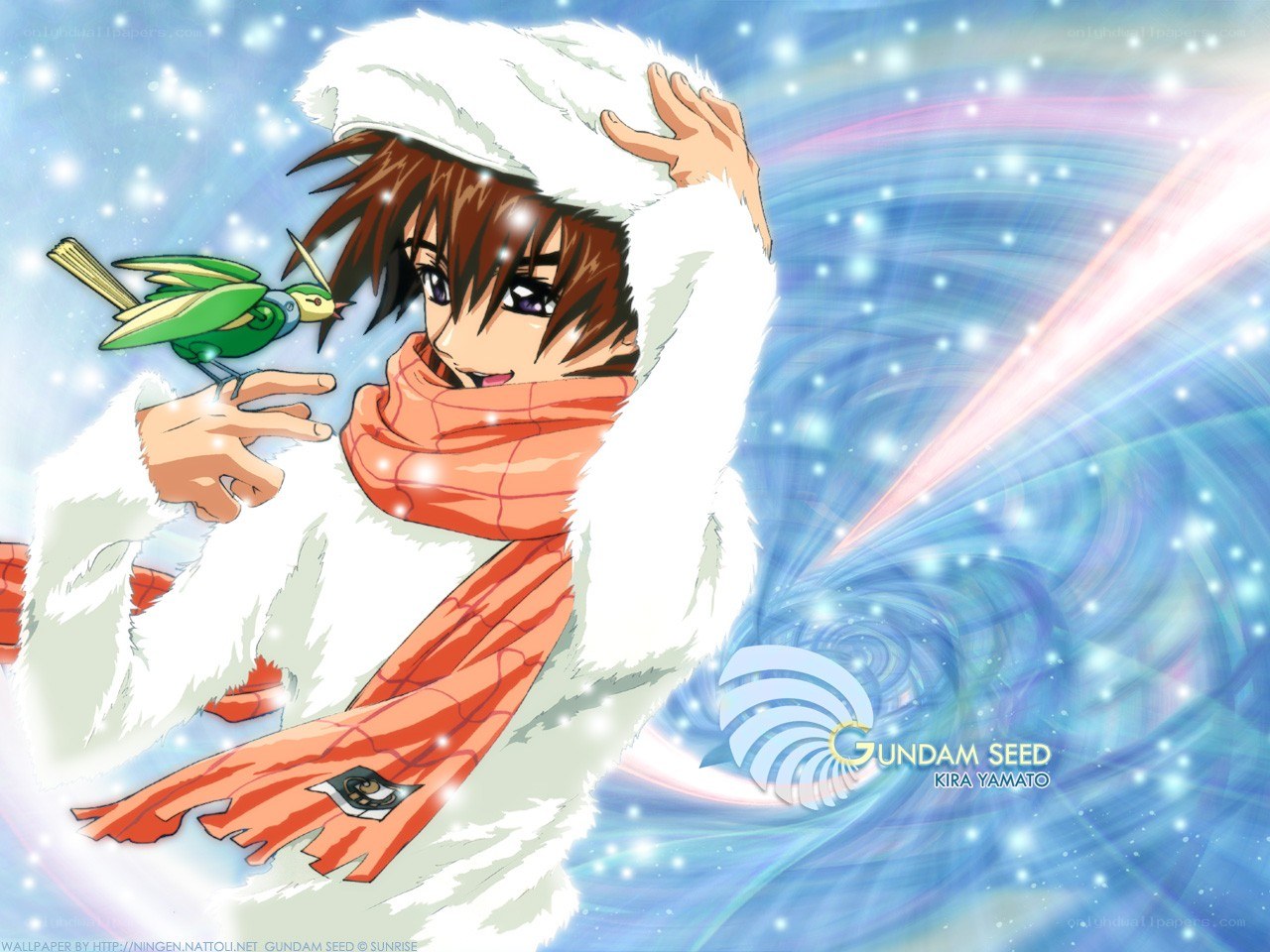 Kira Yamato with bird