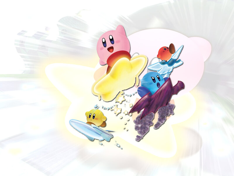 Kirby and Allies in Flight