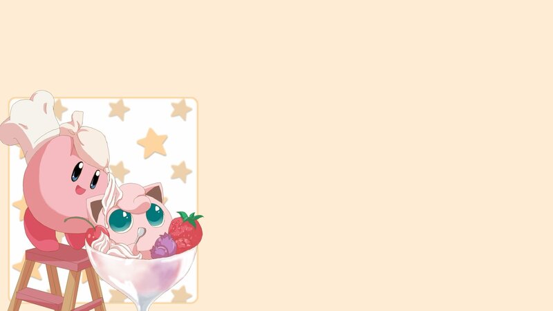 Kirby and Jigglypuff dessert