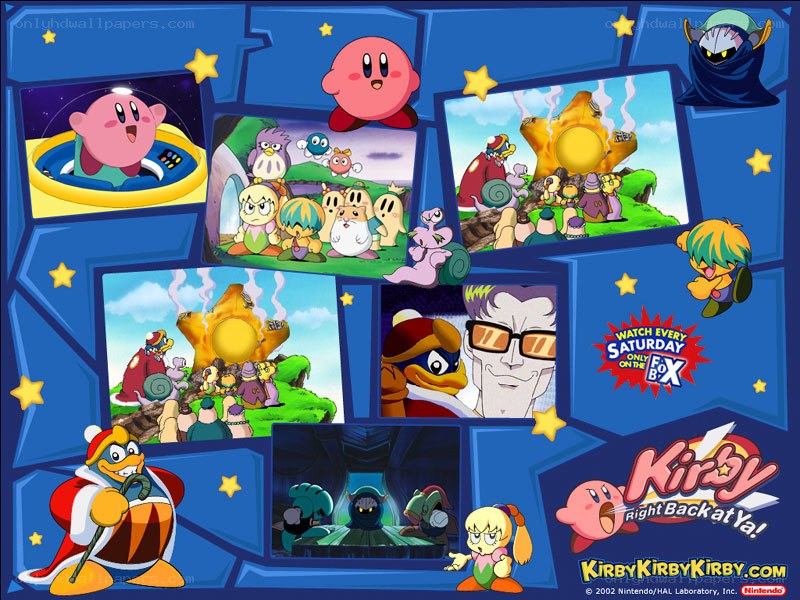 Kirby cartoon collage