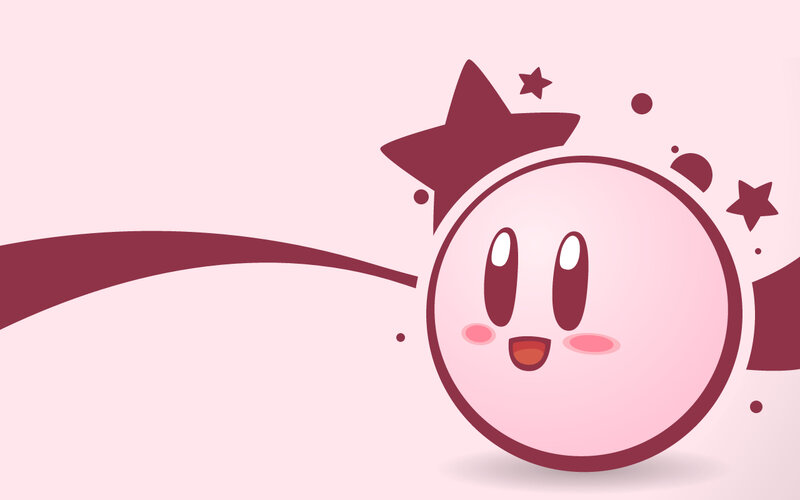 Kirby Character — Pink, Happy