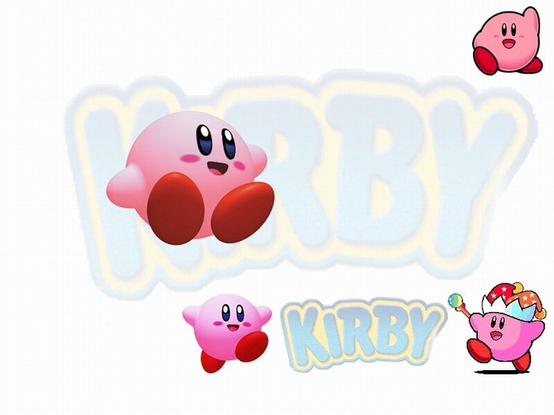 Kirby Character — Pink, Playful, Digital Art