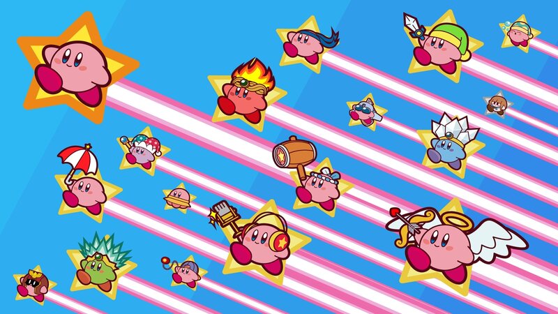 Kirby Characters in Stars