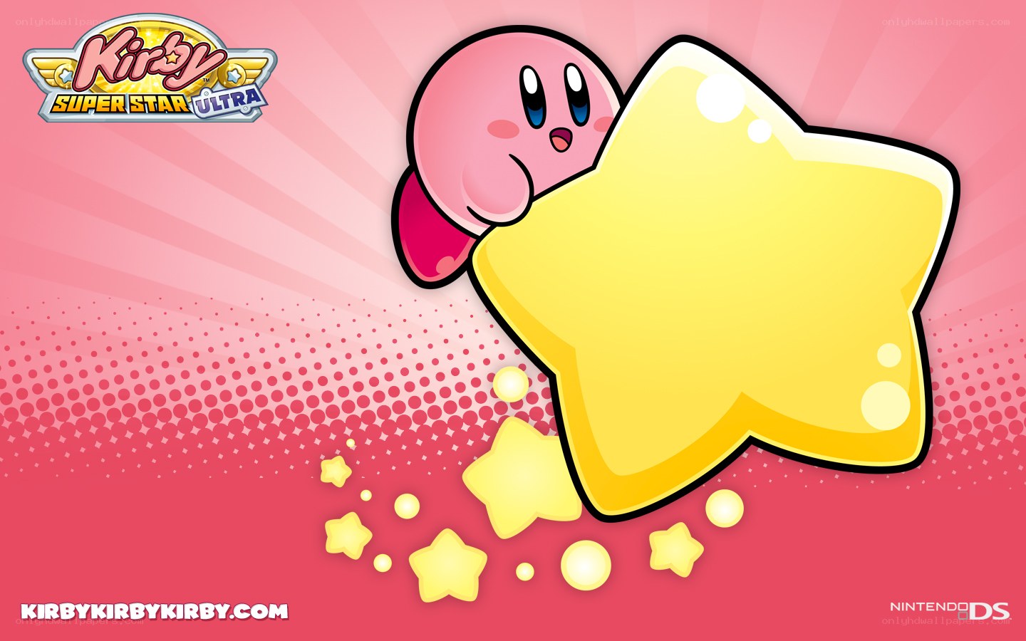 Kirby holding a star