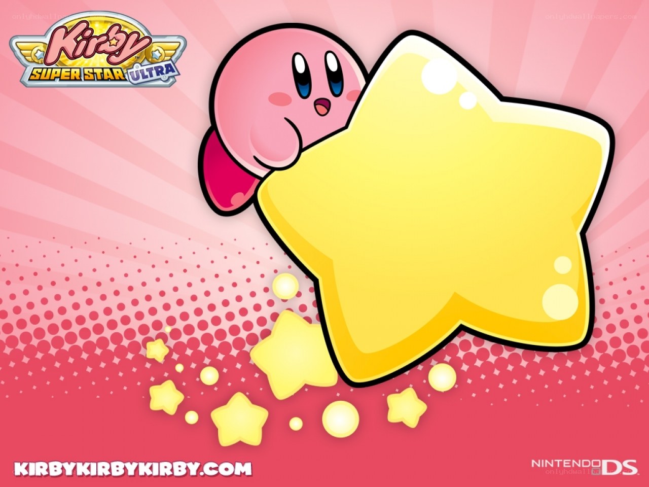 Kirby holding a star
