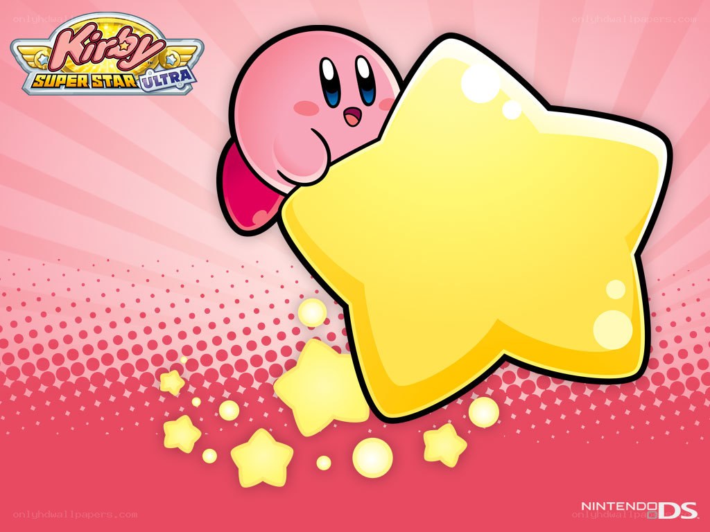 Kirby holding a star