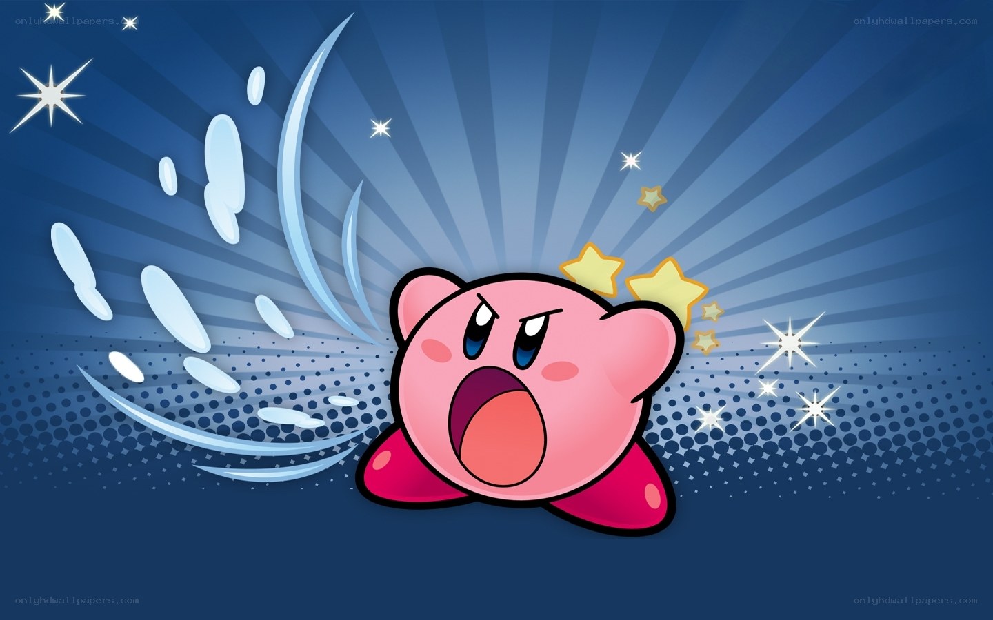 Kirby in action