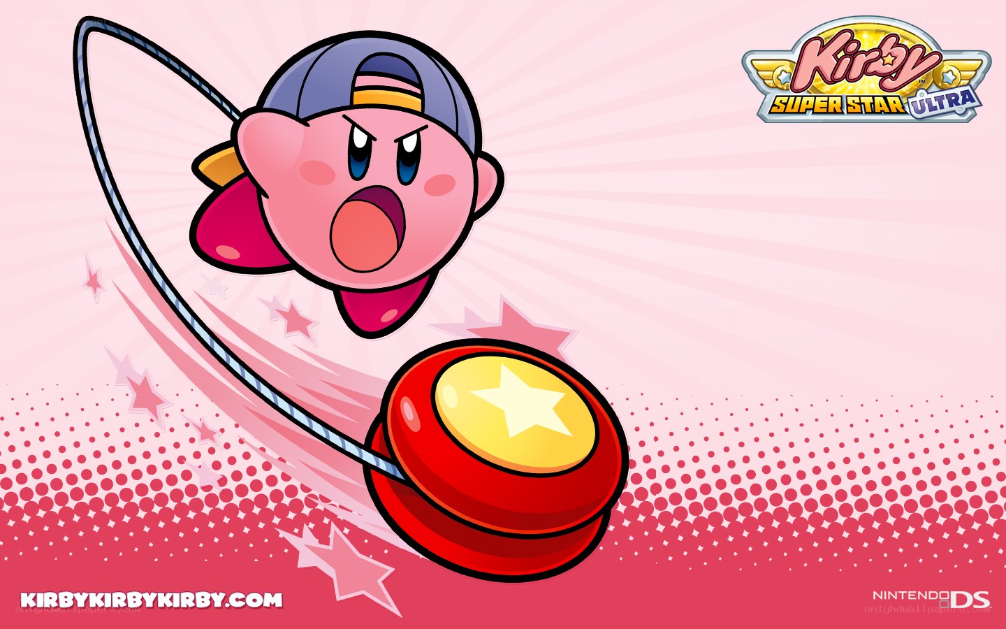 Kirby using a yo-yo