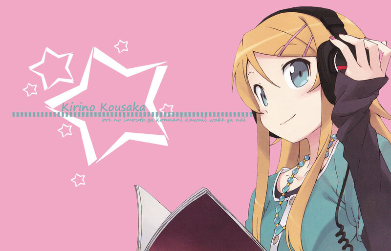 Kirino Kousaka with headphones