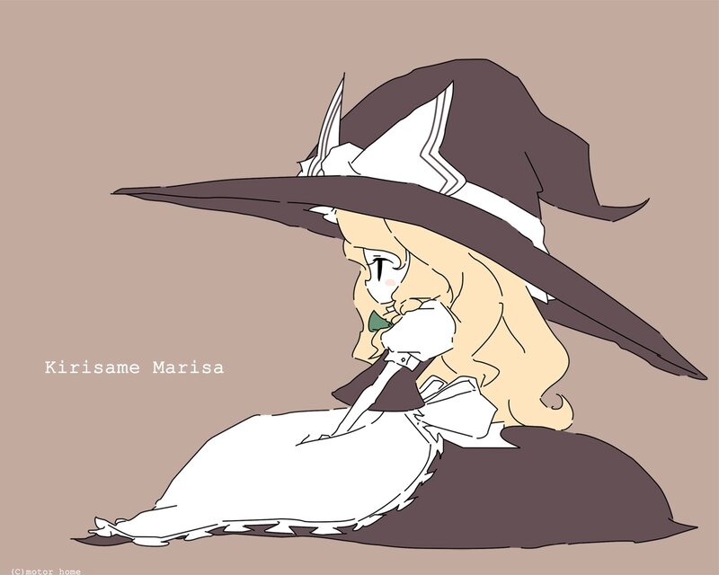Kirishima Marisa sitting