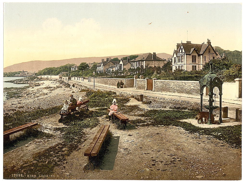 Kirkcudbright seaside promenade
