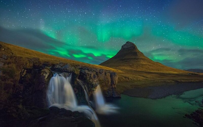Kirkjufell Mountain — Green, Serene