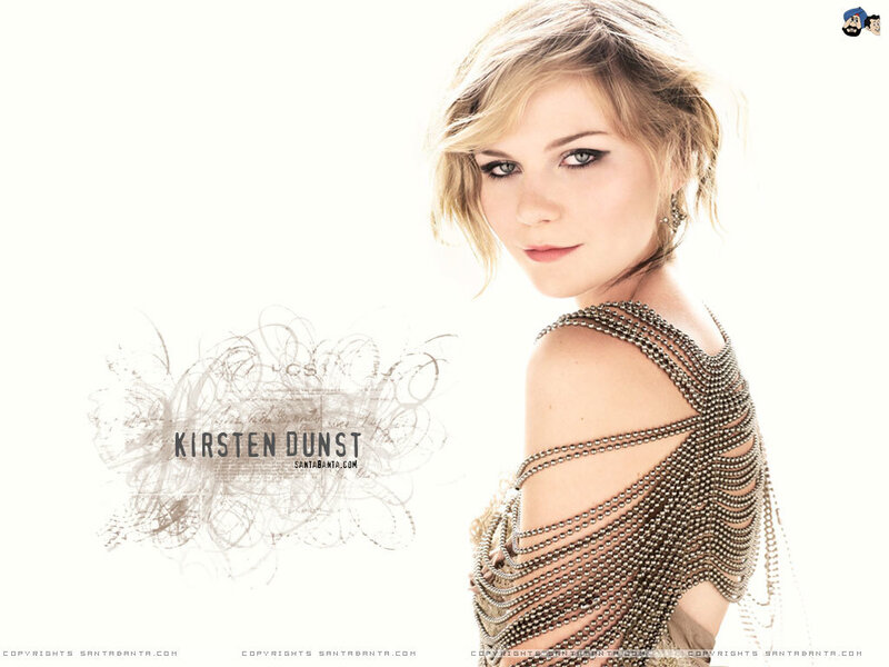 Kirsten Dunst in beaded dress