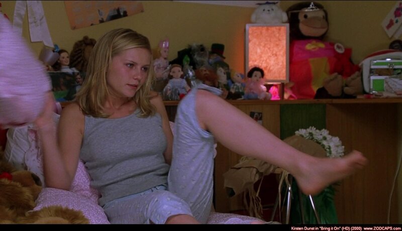 Kirsten Dunst in her room