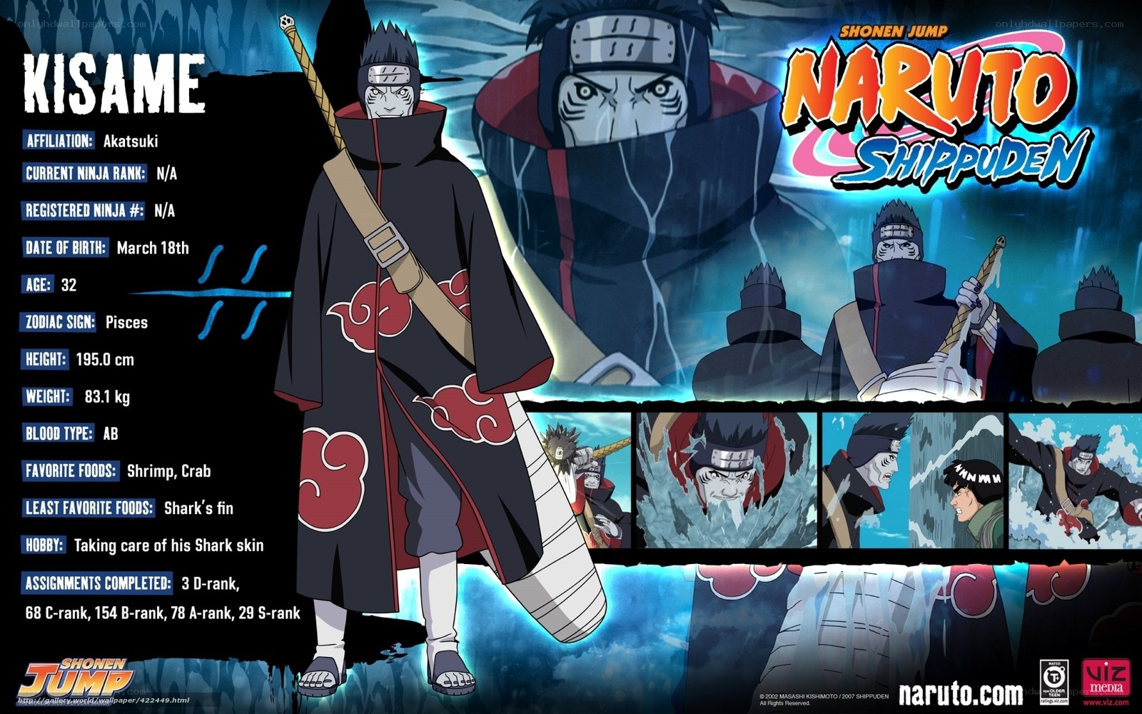 Kisame character profile