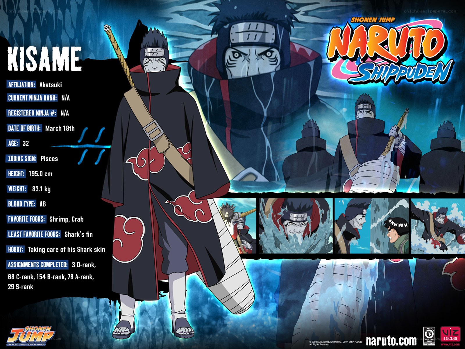 Kisame character profile