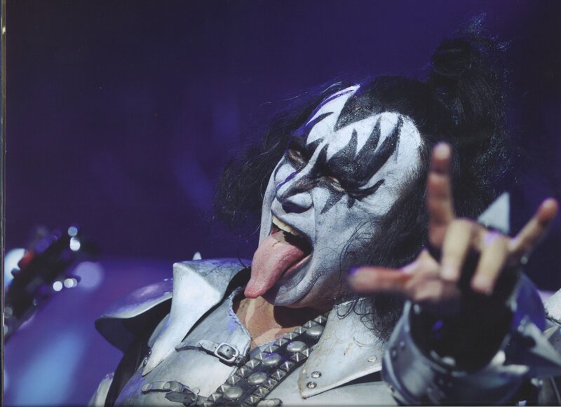 KISS band member on stage