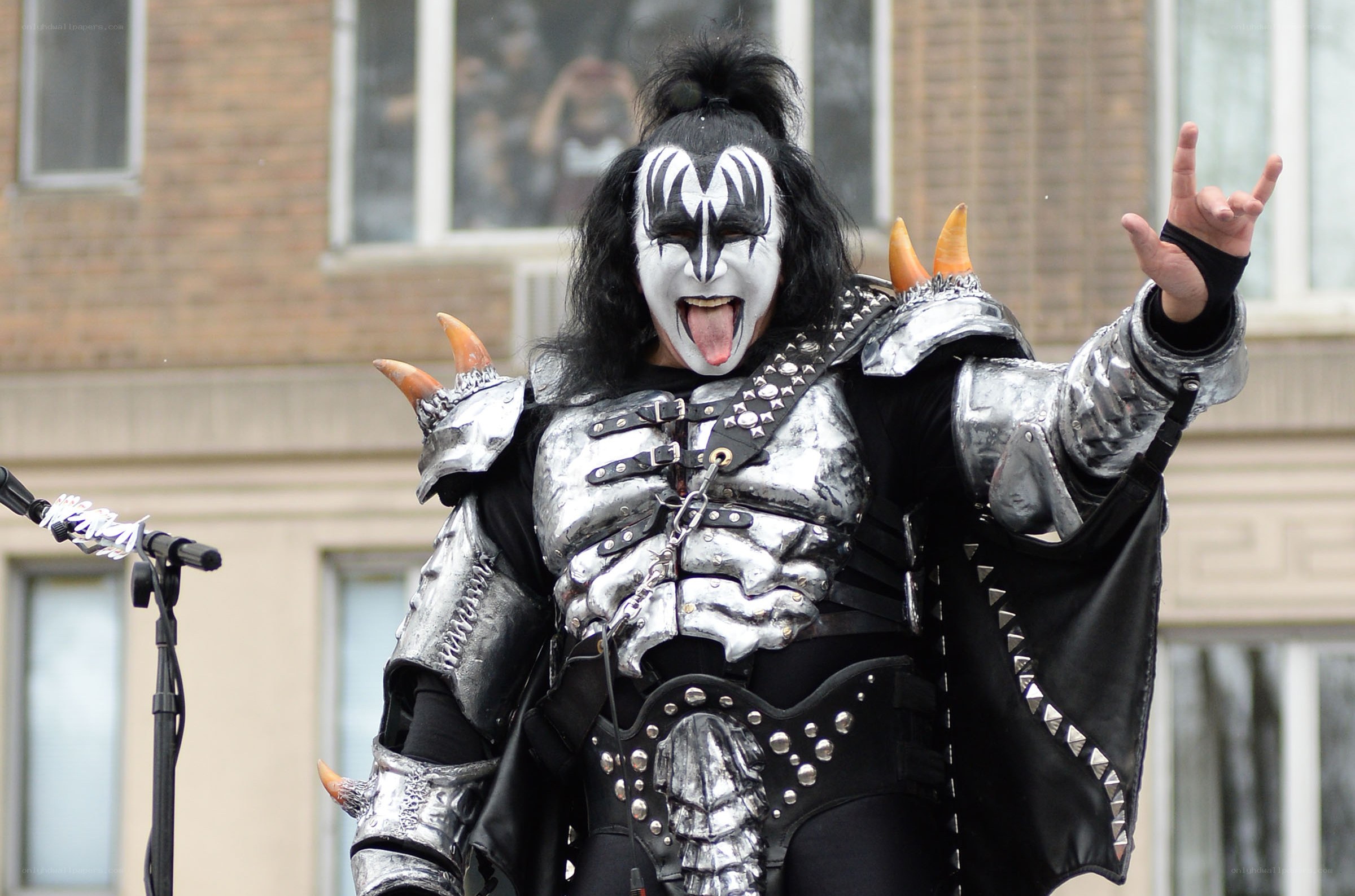KISS band member on stage