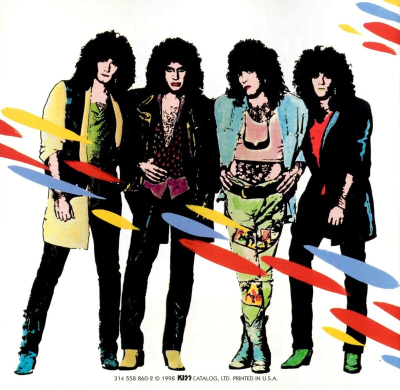 Kiss band members artwork