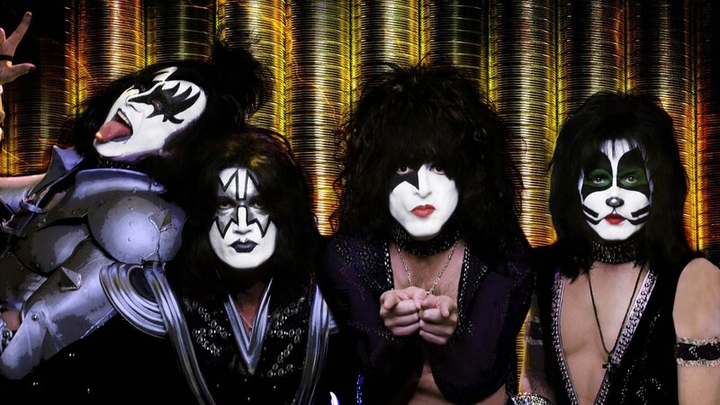 KISS Band Members — Black, Dramatic, Photograph, Makeup, Costumes