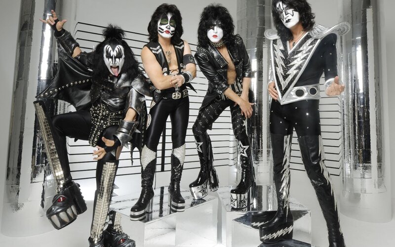 KISS Band Members — Black, Dramatic, Photograph, Makeup
