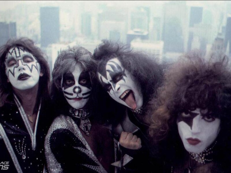 KISS Band Members — Black