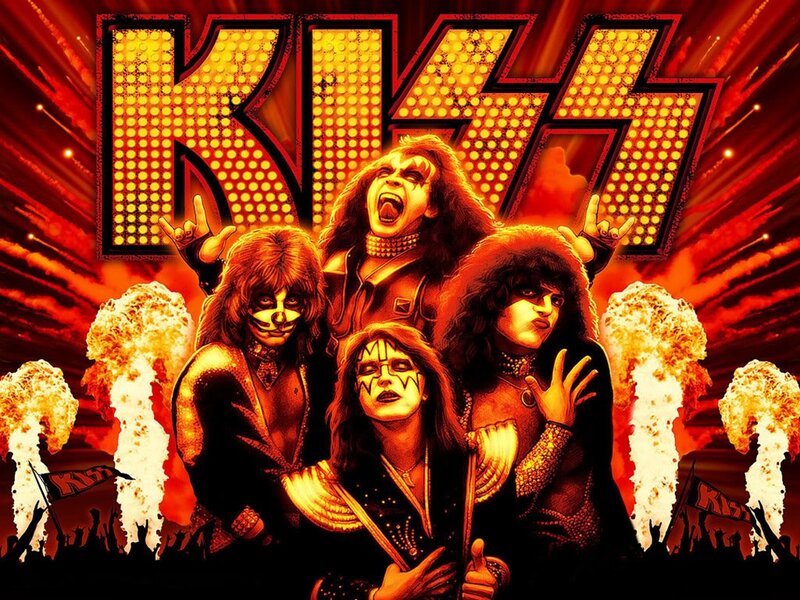 KISS Band Members — Red