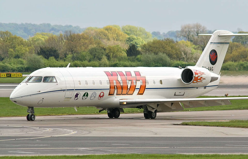 KISS-branded Airplane