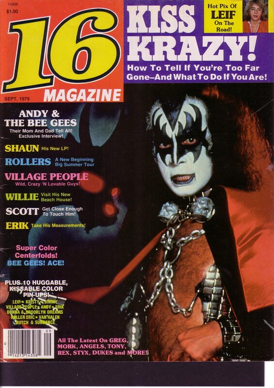 KISS magazine cover