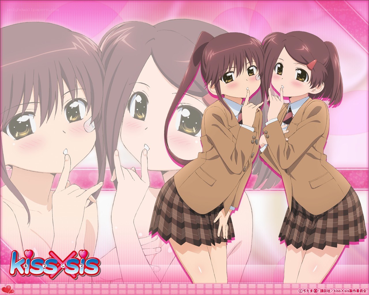 Kiss x Sis anime characters