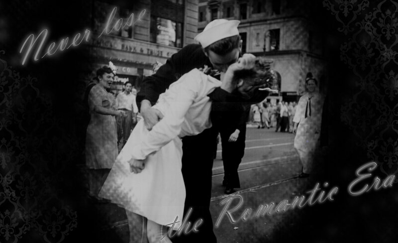 kissing in the romantic era