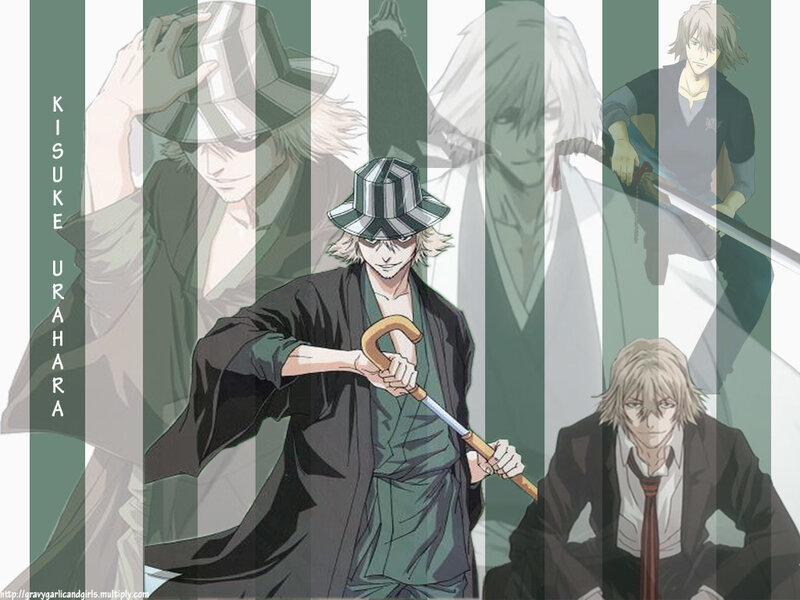Kisuke Urahara character collage