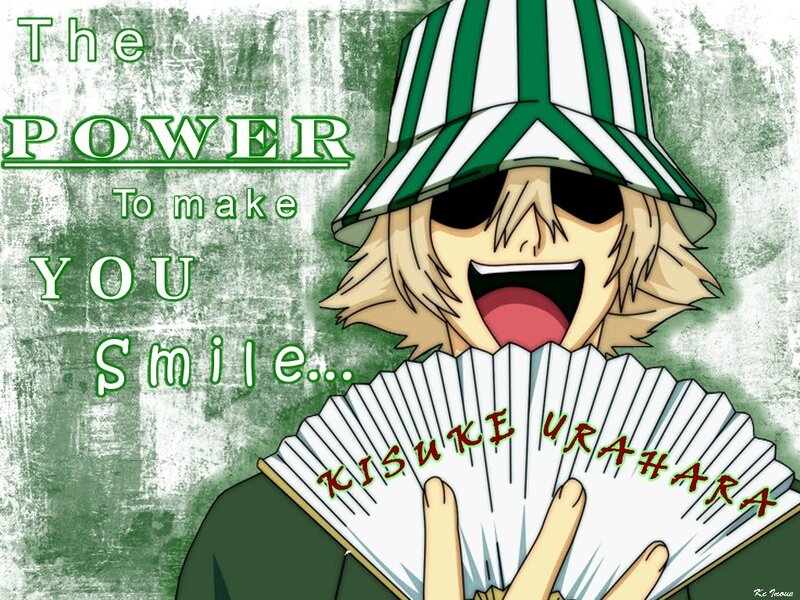 Kisuke Urahara smiling