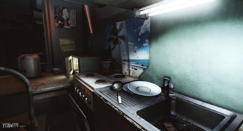 Kitchen in a Trailer