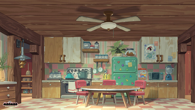 Kitchen Interior — Brown