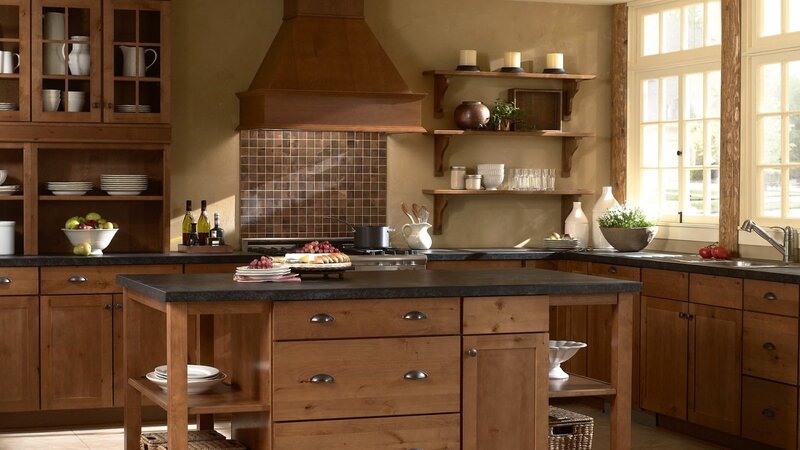 Kitchen Island with Cabinets