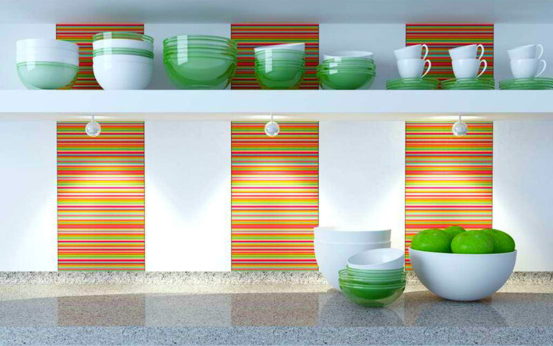 Kitchen Shelf with Bowls