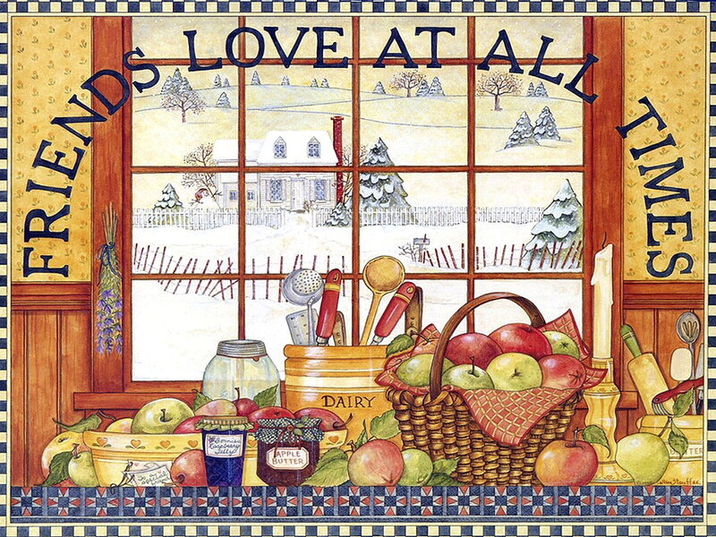 Kitchen Window Scene